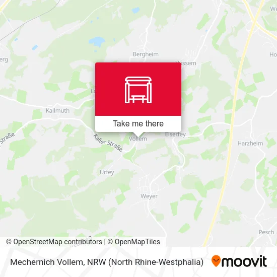 Карта Mechernich Vollem