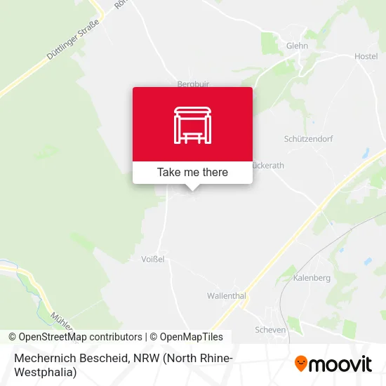 Карта Mechernich Bescheid