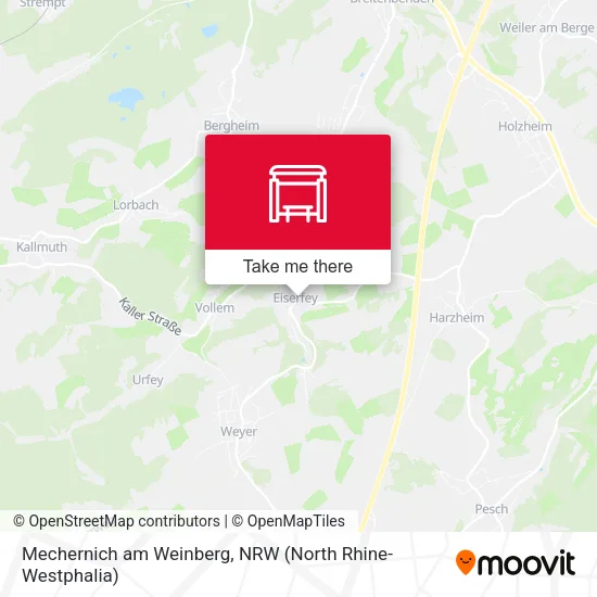 Карта Mechernich am Weinberg