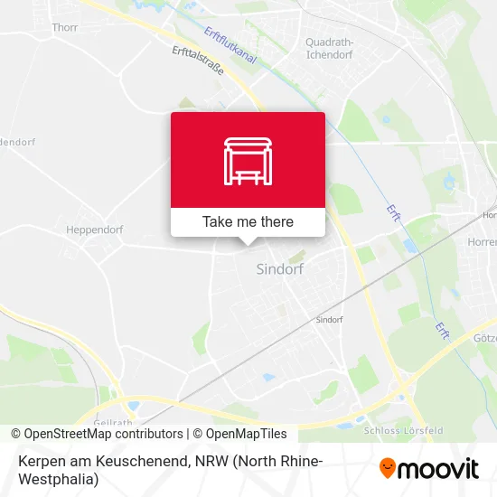 Карта Kerpen am Keuschenend