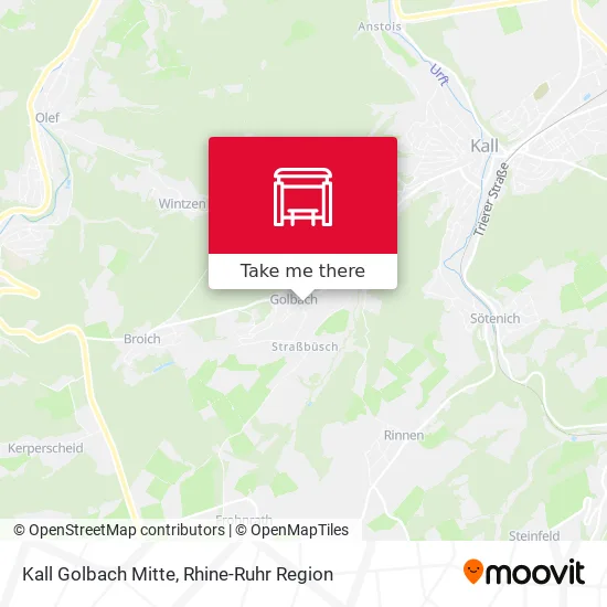 Карта Kall Golbach Mitte