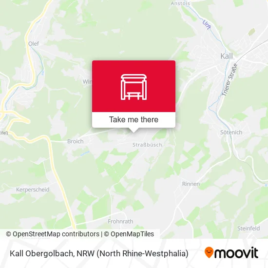 Карта Kall Obergolbach