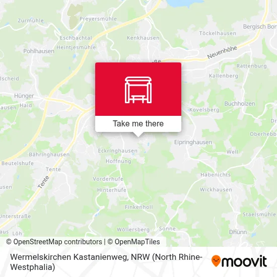 Wermelskirchen Kastanienweg map