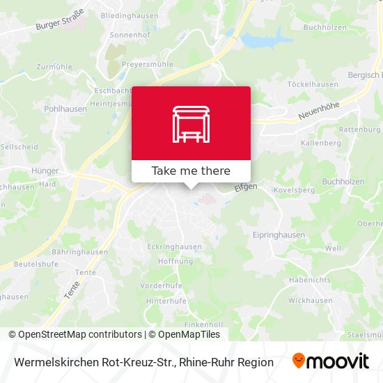 Карта Wermelskirchen Rot-Kreuz-Str.