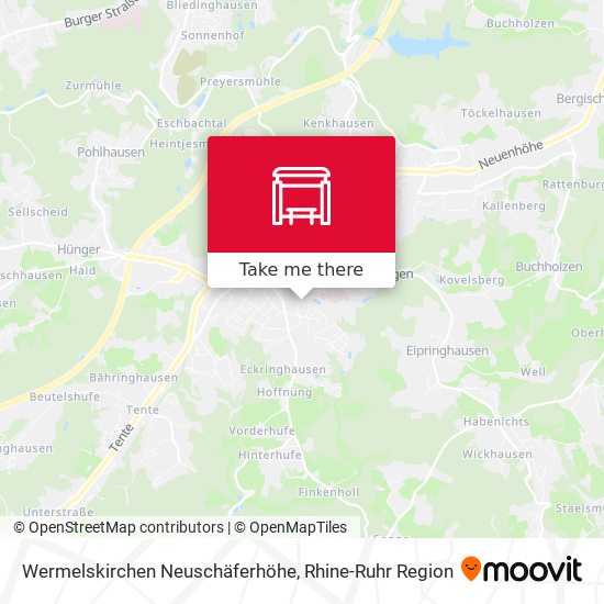 Wermelskirchen Neuschäferhöhe map