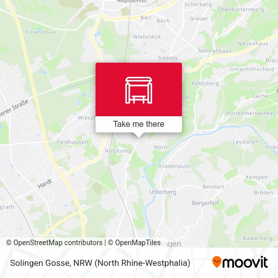 Карта Solingen Gosse