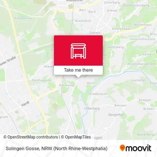 Карта Solingen Gosse