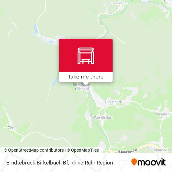 Карта Erndtebrück Birkelbach Bf