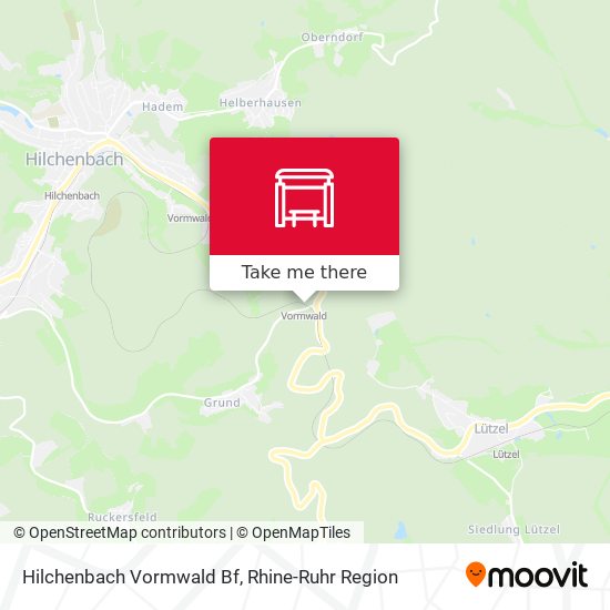 Hilchenbach Vormwald Bf map