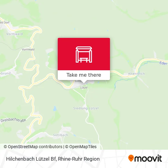 Карта Hilchenbach Lützel Bf