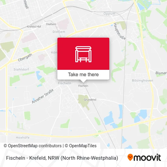 Карта Fischeln - Krefeld