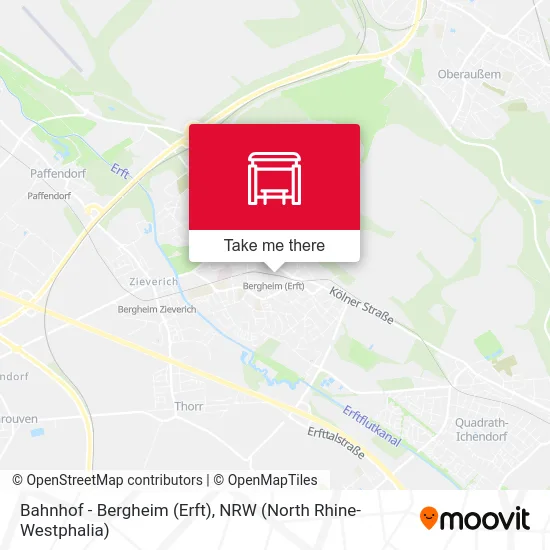 Bahnhof - Bergheim (Erft) map