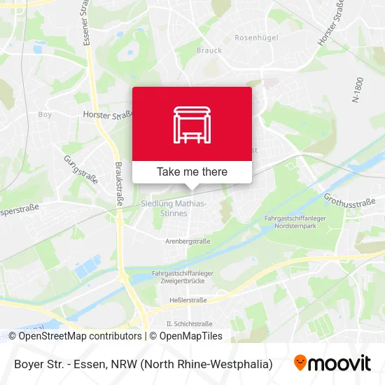 Boyer Str. - Essen map