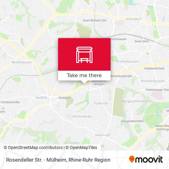 Rosendeller Str. - Mülheim map