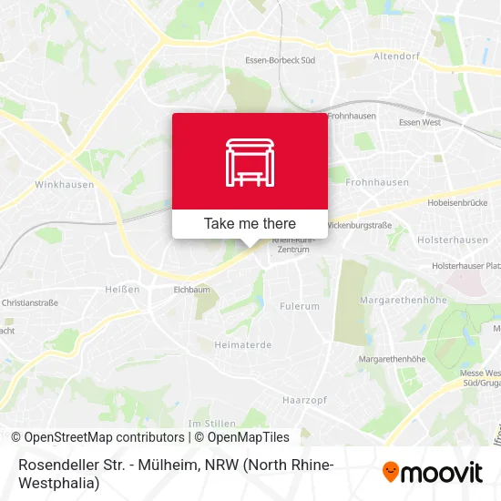 Карта Rosendeller Str. - Mülheim