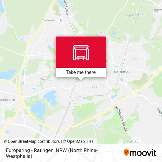 Карта Europaring - Ratingen