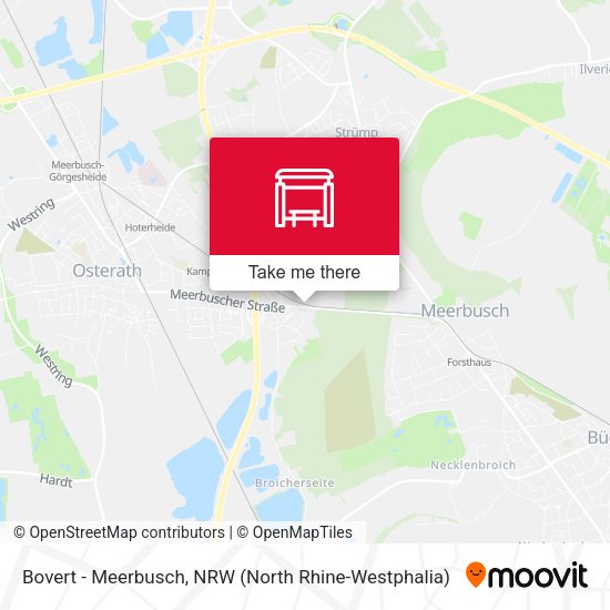 Карта Bovert - Meerbusch