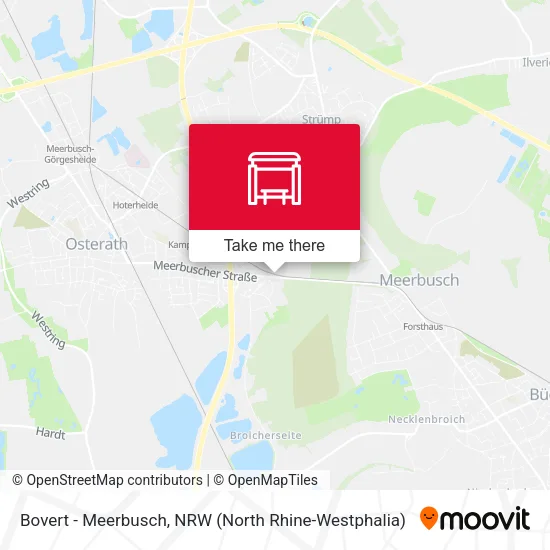 Карта Bovert - Meerbusch