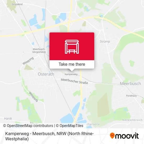 Карта Kamperweg - Meerbusch