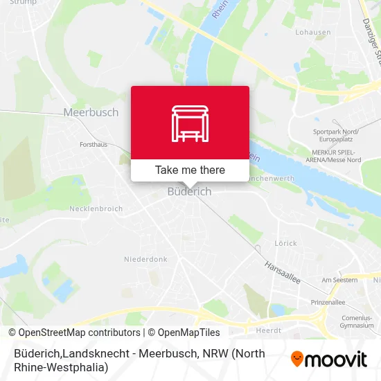 Büderich,Landsknecht - Meerbusch map