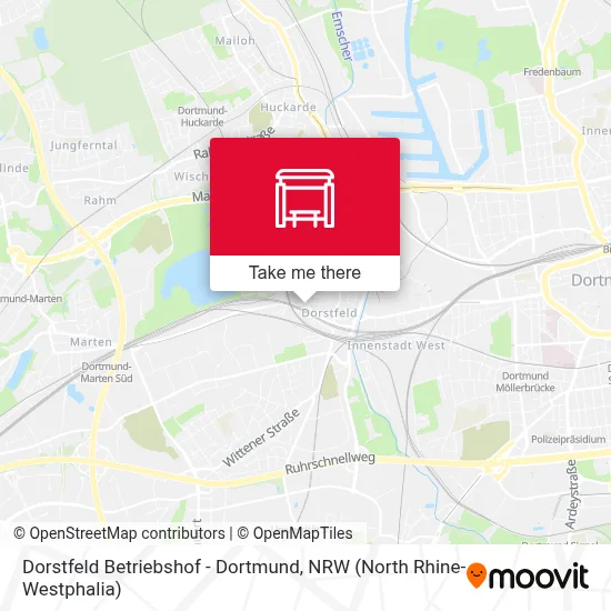 Dorstfeld Betriebshof - Dortmund map