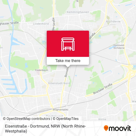 Eisenstraße - Dortmund map
