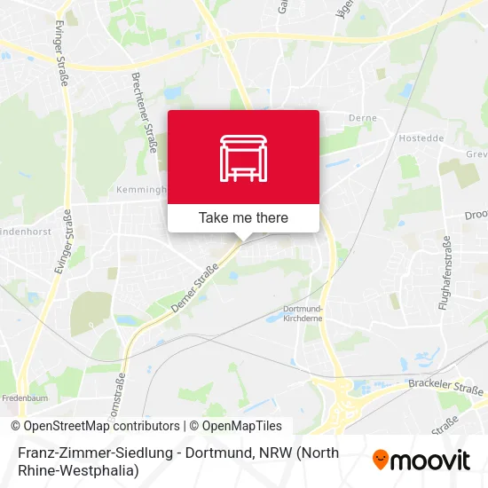 Карта Franz-Zimmer-Siedlung - Dortmund