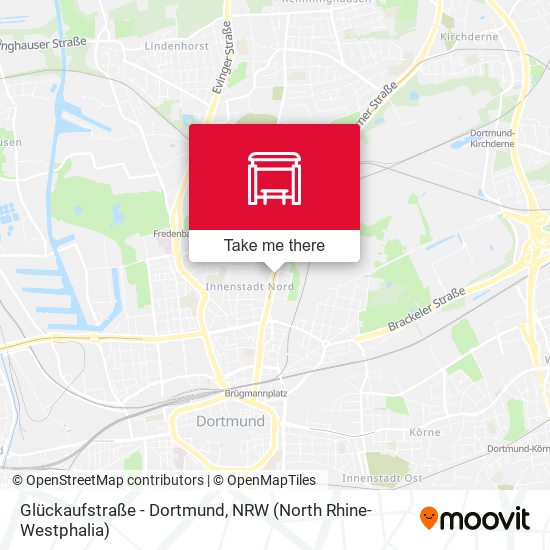 Glückaufstraße - Dortmund map