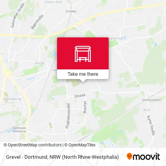 Grevel - Dortmund map