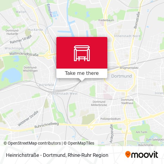 Heinrichstraße - Dortmund map