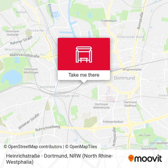 Heinrichstraße - Dortmund map