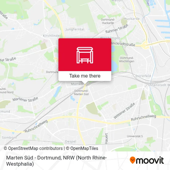 Marten Süd - Dortmund map