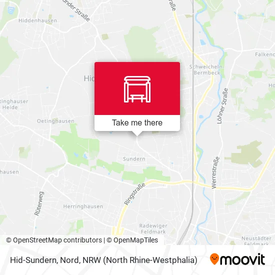 Карта Hid-Sundern, Nord