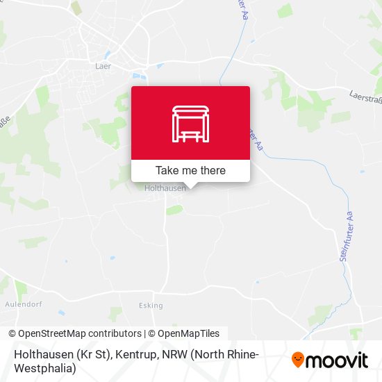 Holthausen (Kr St), Kentrup map