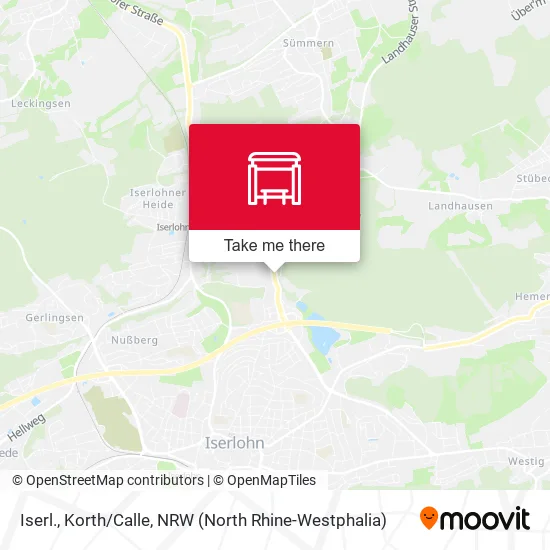 Карта Iserl., Korth/Calle