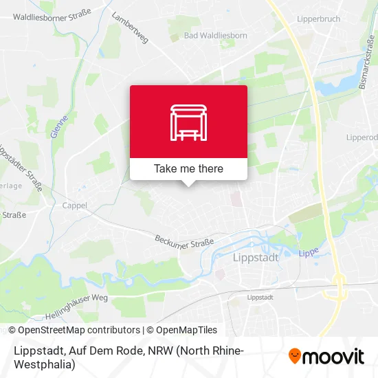 Карта Lippstadt, Auf Dem Rode