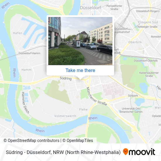 Südring - Düsseldorf map