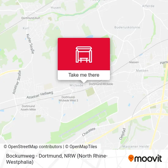 Bockumweg - Dortmund map