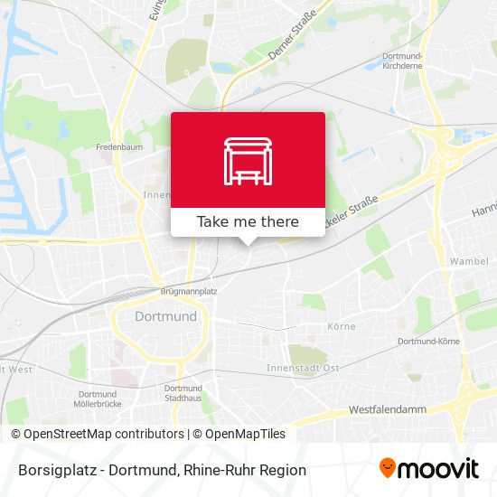 Borsigplatz - Dortmund map