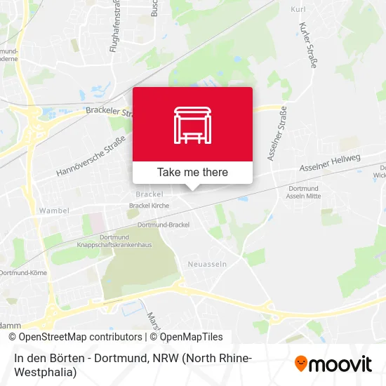 In den Börten - Dortmund map