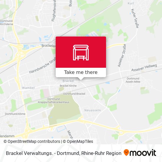 Brackel Verwaltungs. - Dortmund map