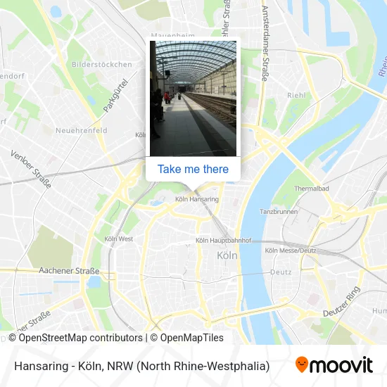 Карта Hansaring - Köln