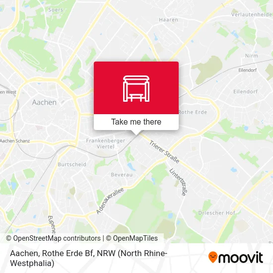 Карта Aachen, Rothe Erde Bf