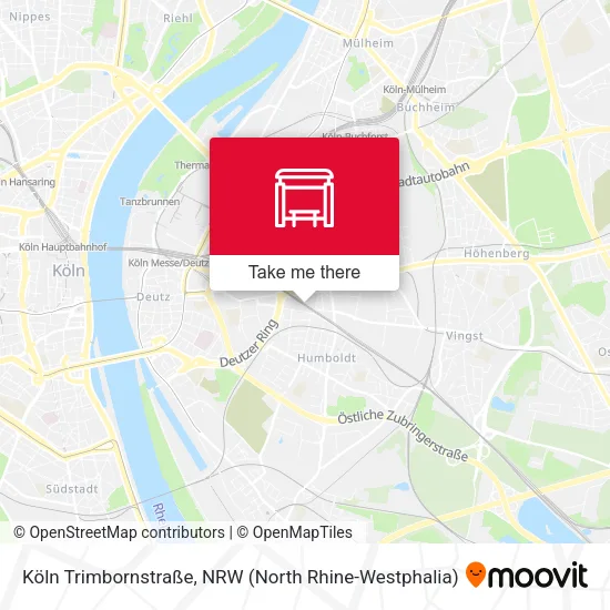 Карта Köln Trimbornstraße