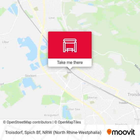 Карта Troisdorf, Spich Bf