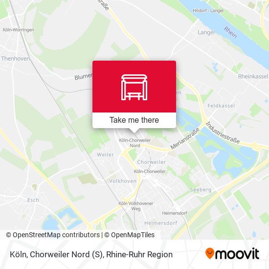 Köln, Chorweiler Nord (S) map