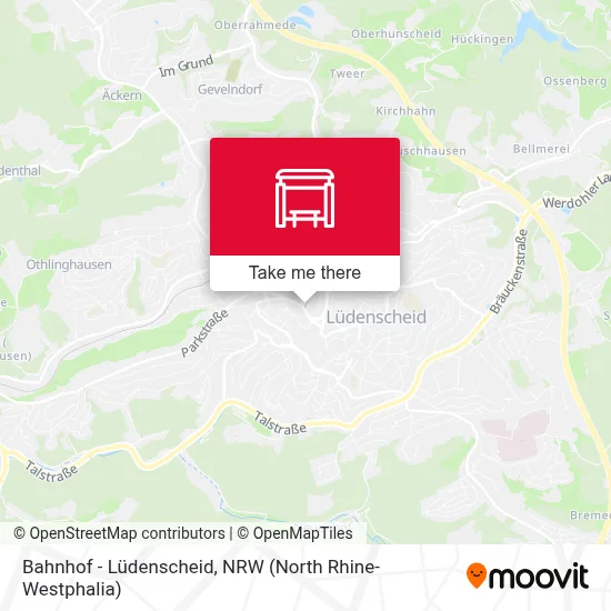 Bahnhof - Lüdenscheid map