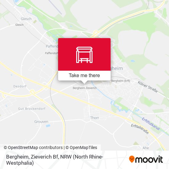 Карта Bergheim, Zieverich Bf