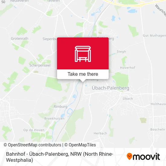 Bahnhof - Übach-Palenberg map