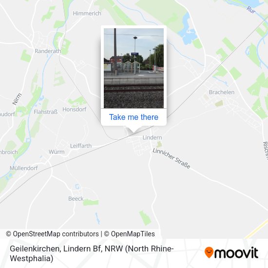 Карта Geilenkirchen, Lindern Bf